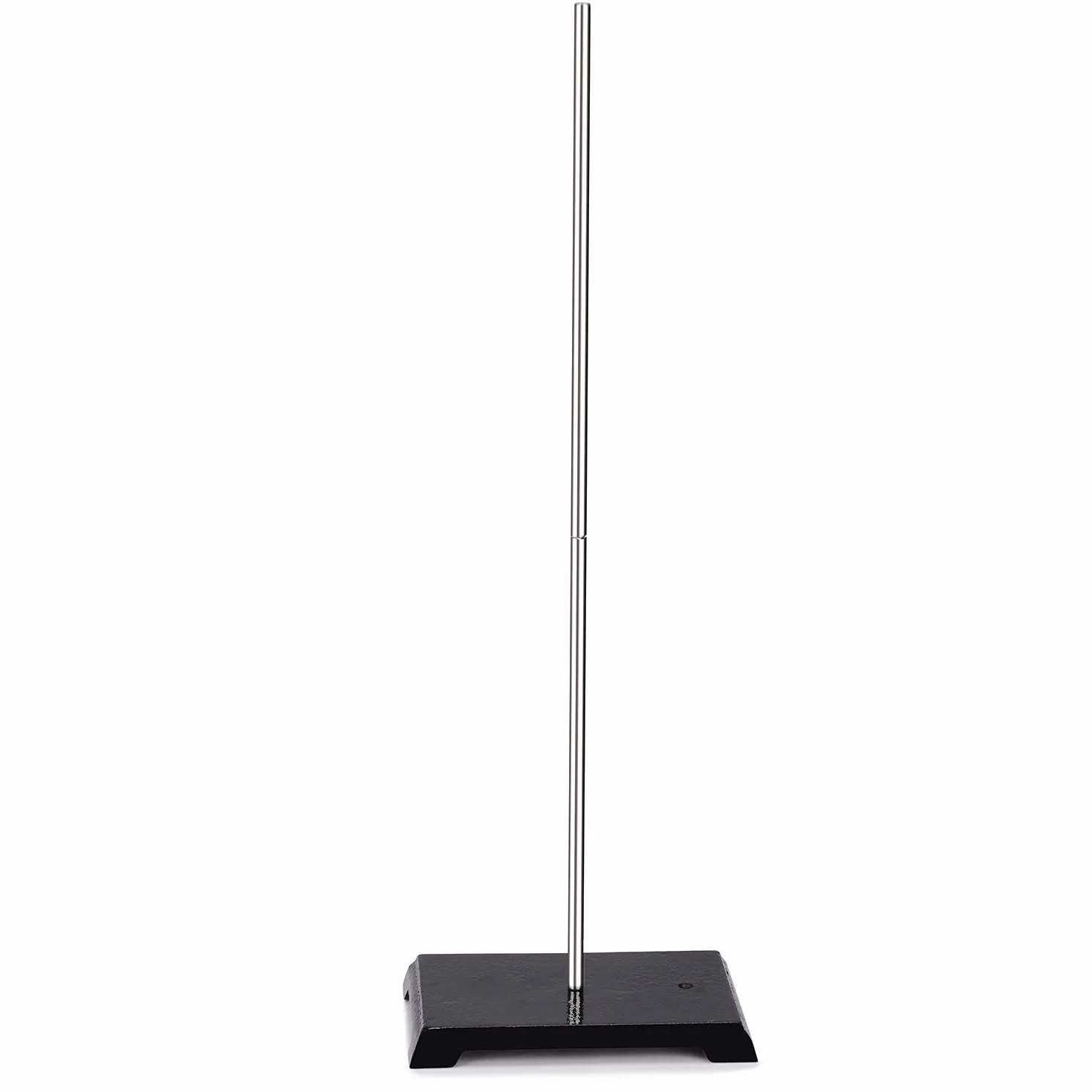 Labasics Soporte Laboratorio, 200 x 130 mm Soporte de Anillo de Soporte de Hierro Fundido con Varilla de 580 mm para Uso en Laboratorio