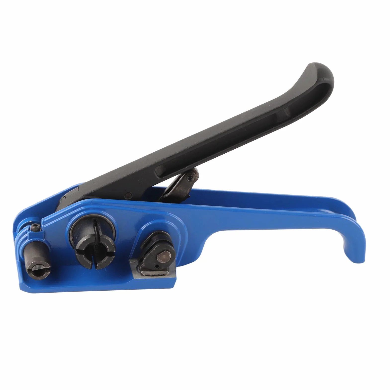 Tensor Manual de Fleje para PET y PP, Herramienta de Flejado Textil, Compatible con Flejes de 16-19 mm de Ancho, Acero y Plástico