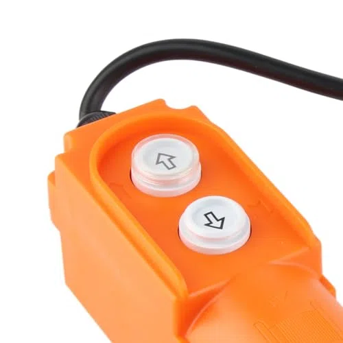 Control Remoto para Polipasto Eléctrico COB-61DR, Botón de Grúa con Cable, 30uF, DC200V/AC380V, 5A/2A, Plástico ABS, con Parada de Emergencia