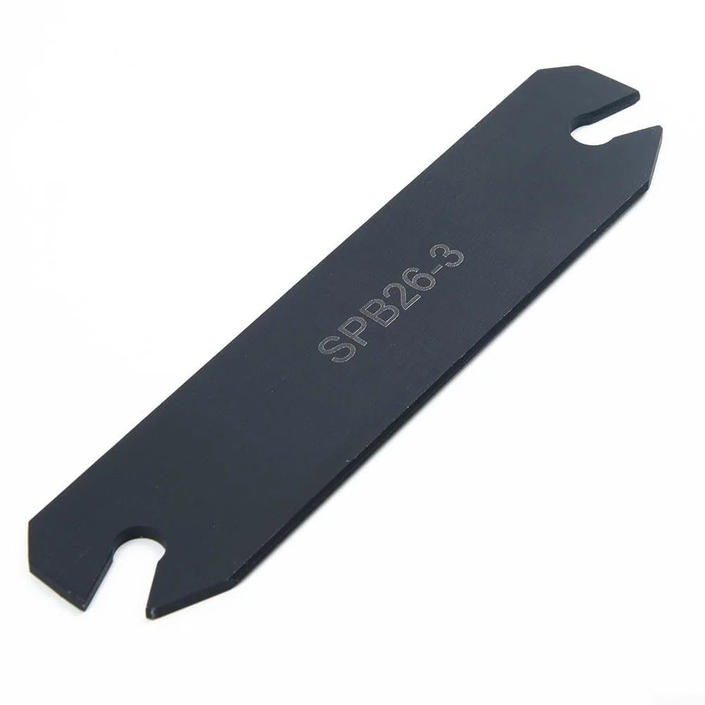 Juego de portaherramientas de torno CNC, soporte de herramientas de ranura de corte de torno modelo SPB326 con 10 insertos de carburo GTN3 SP300, para mecanizado