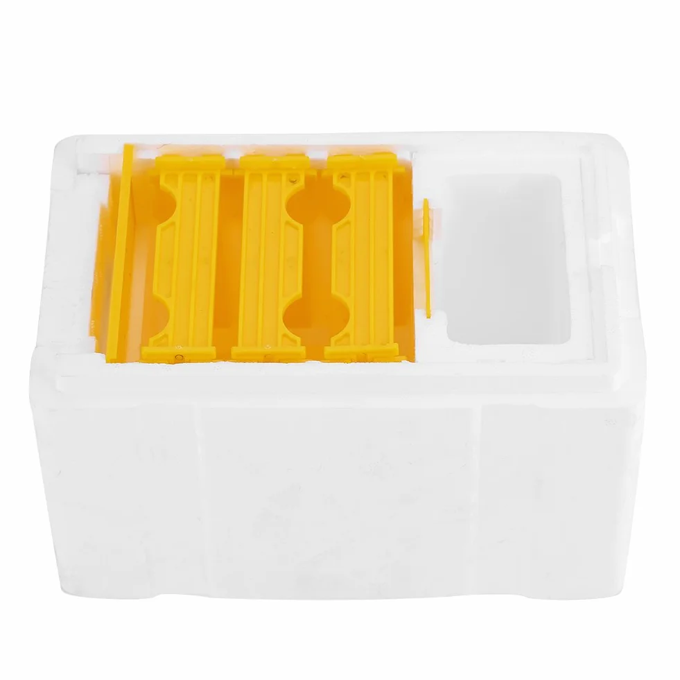 Caja de Colmena de Abejas de Cosecha, Caja de Polinización King Box de Apicultura de Colmena con Tinte Lavado para Control de Temperatura, Polinización de Jardín