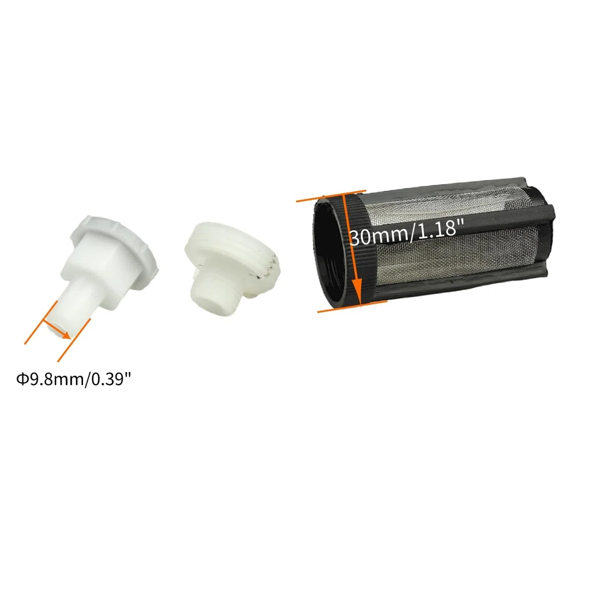 CHANCS 385 Bomba autocebante de diafragma DC 6V-12V con filtro de tubo de silicona y fuente de alimentación Entrada 100V-240V Salida DC 12V para el ciclo diario de agua de peceras y electrodomésticos