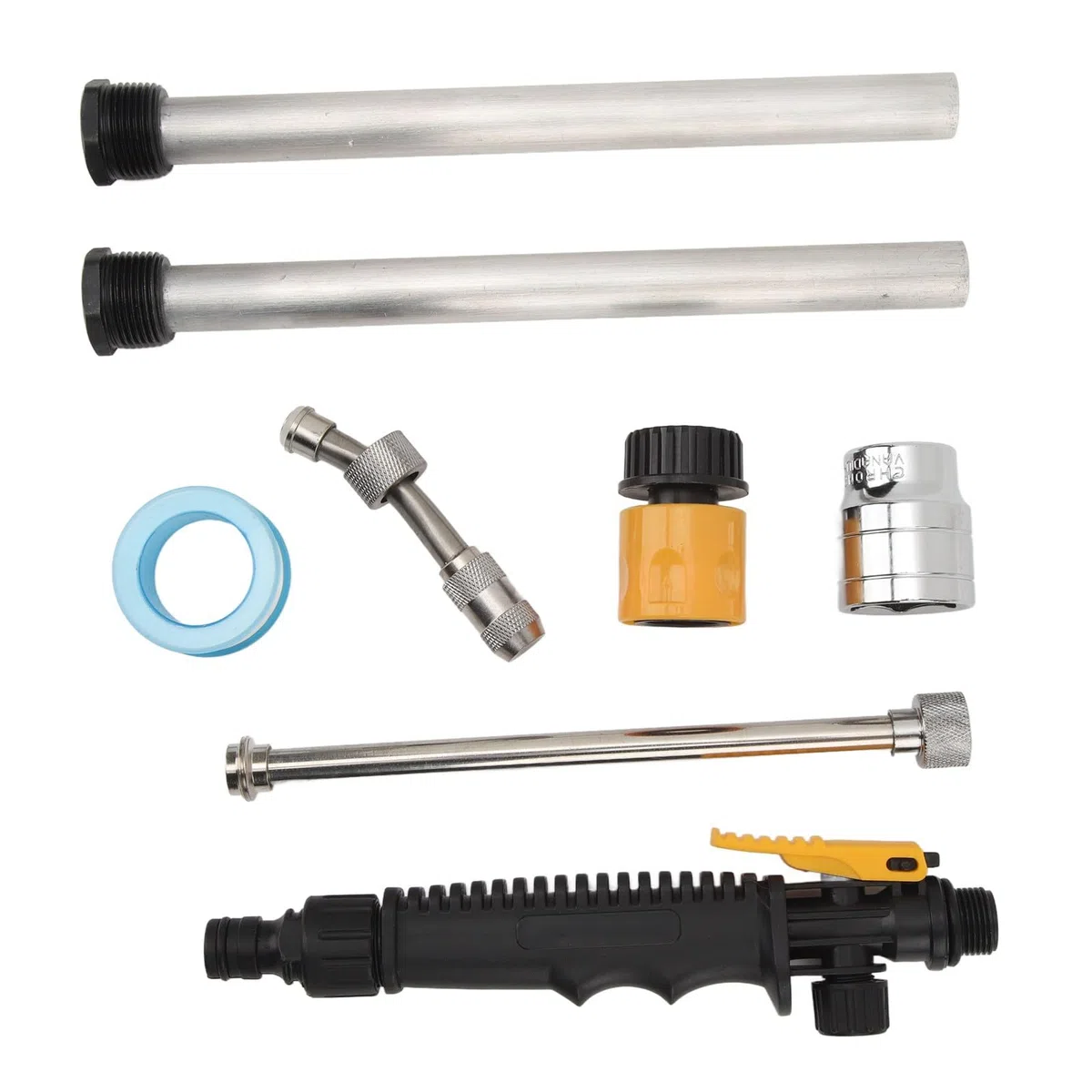 Kit De Varilla De ánodo Para Calentador De Agua RV, Varilla De ánodo Para Calentador De Agua, Kit De Pistola De Agua De Limpieza, Kit De Varilla De ánodo De Magnesio Para Suburbano