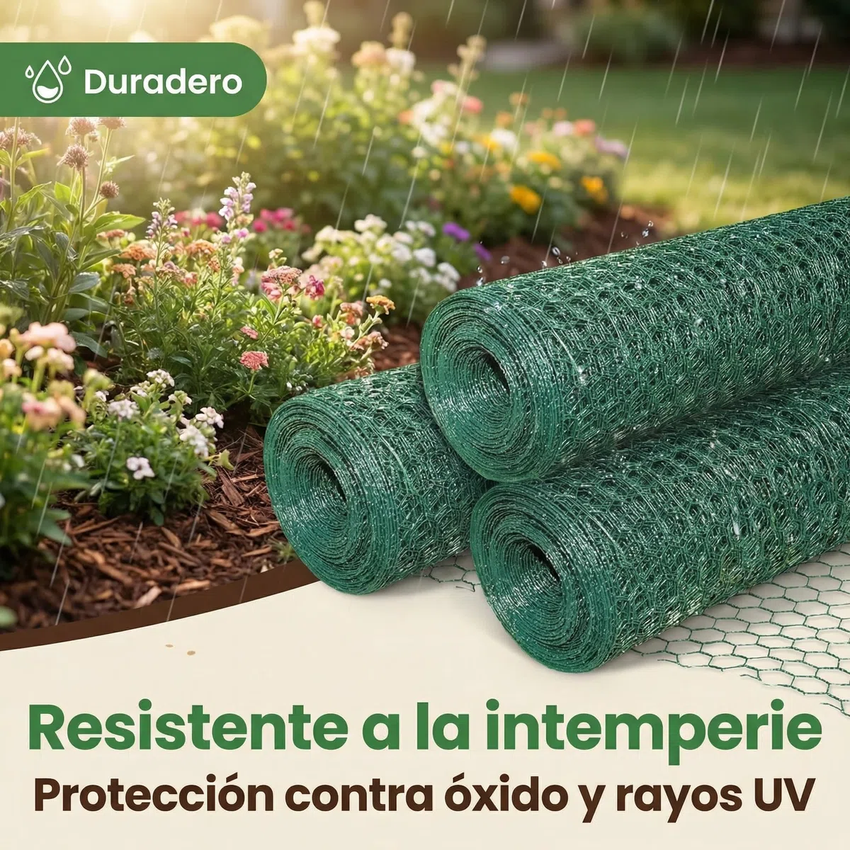 Amagabeli Garden Home Malla de Alambre Hexagonal Red Hexagonal Verde Valla de Jardín Metalicas Alambre