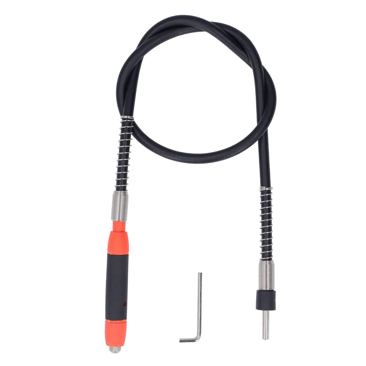Taladro de eje flexible de extensión, accesorio de adaptador de eje flexible Portabrocas sin llave de extensión para herramienta rotativa Dremel Grinder