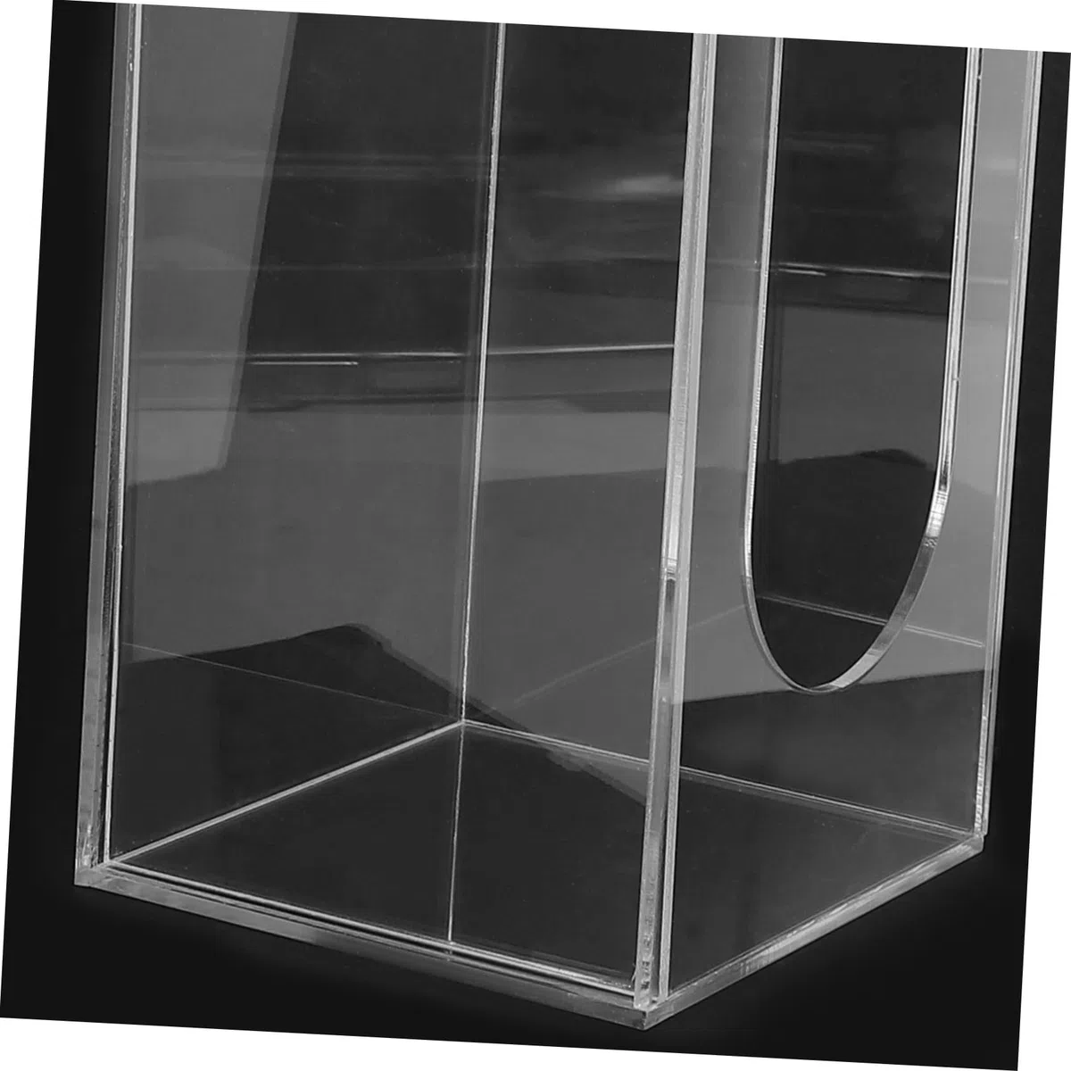 MAGICLULU Dispensador De Guantes Montado En Pared con Material Acrílico Transparente Soporte De Organizador para Laboratorio Oficina Y Servicios De Salud 9.44X3.93X3.74In