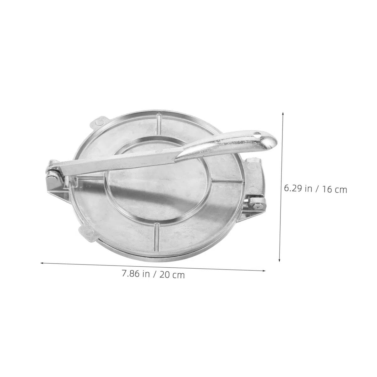 Mikikit Prensa Manual Diseño Fácil para Principiantes para Hacer Bolas de Masa y Molde para Empanadas de Aleación de Aluminio y Grosor Consistente