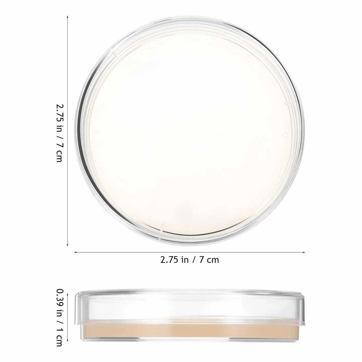ULTECHNOVO Kit De Proyectos Científicos Para Microbiología 10 Piezas Placas De Agar Pre-Vertidas Placas De Petri Para Aprender Microbiología Proyecto Educativo Para La Ciencia.
