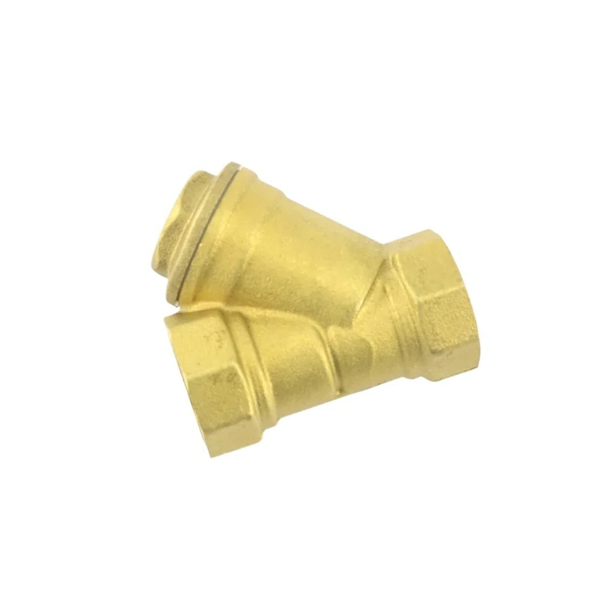Filtro de latón tipo Y, válvula filtro, rosca hembra BSP, DN15/DN20/DN25/DN32, for agua, 1/2", 3/4", 1" y 1-1/4"(1-1/4")
