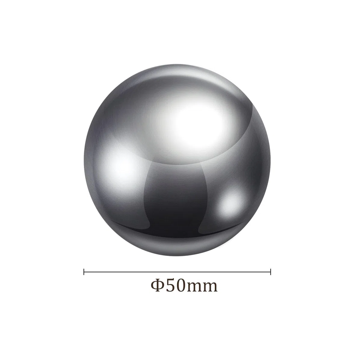 1uds Precisión Bolas - [50mm] Carbono Acero para Rodamientos Válvulas Uso, Sólido