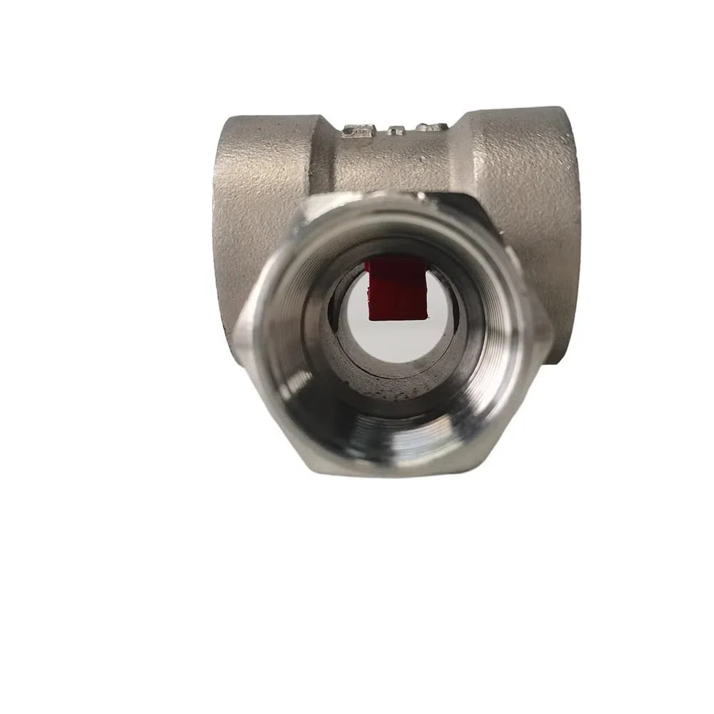 Visor indicador de Flujo de Agua BSP de Acero Inoxidable 304 con Impulsor de plástico (Size : 1")