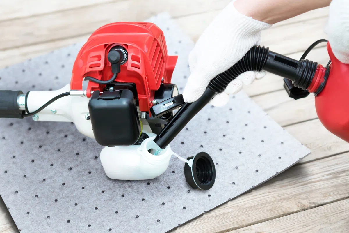 Alfombra ecológica absorbente de aceite 25 piezas 35l set guantes manguera para recogida de aceite agua combustible eliminación de manchas