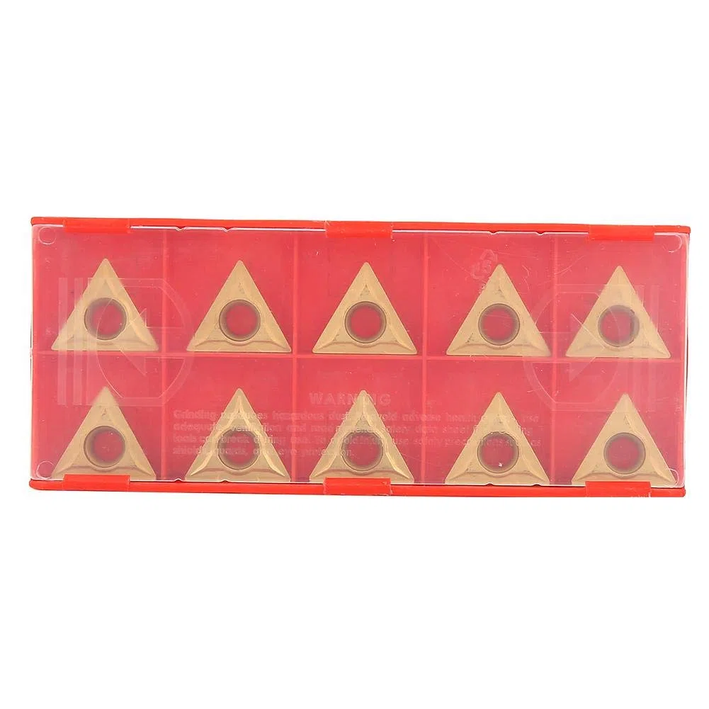 10PCS Triangular Steel Tungsten Steel Insert Blade Torno Torneado CNC Inserts TCMT 16T304