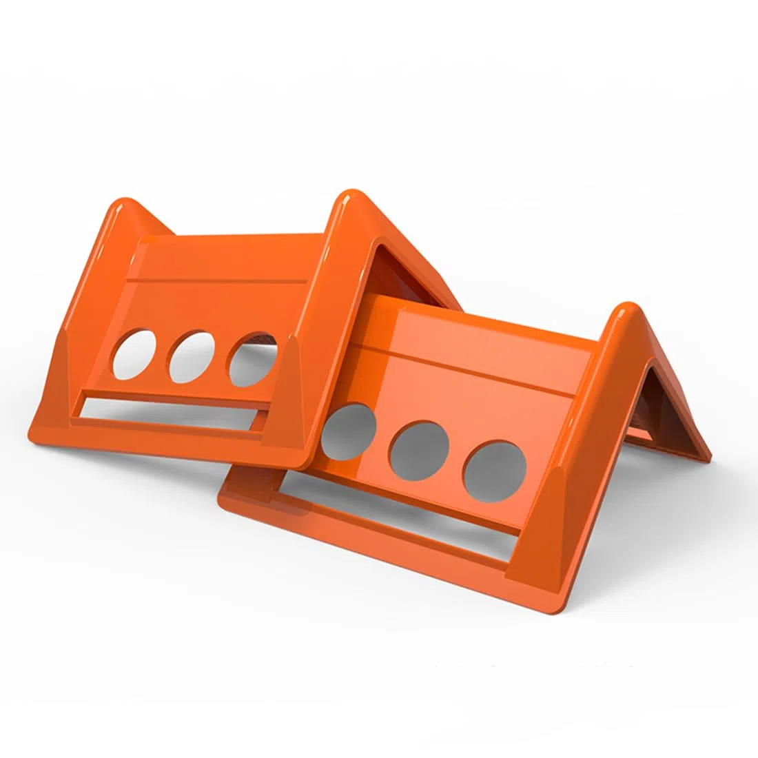 Cantonera Protectora de Esquinas para Carga y Transporte - 10 Piezas (Naranja) - Protector de Bordes de Plástico Resistente para Correas de Sujeción