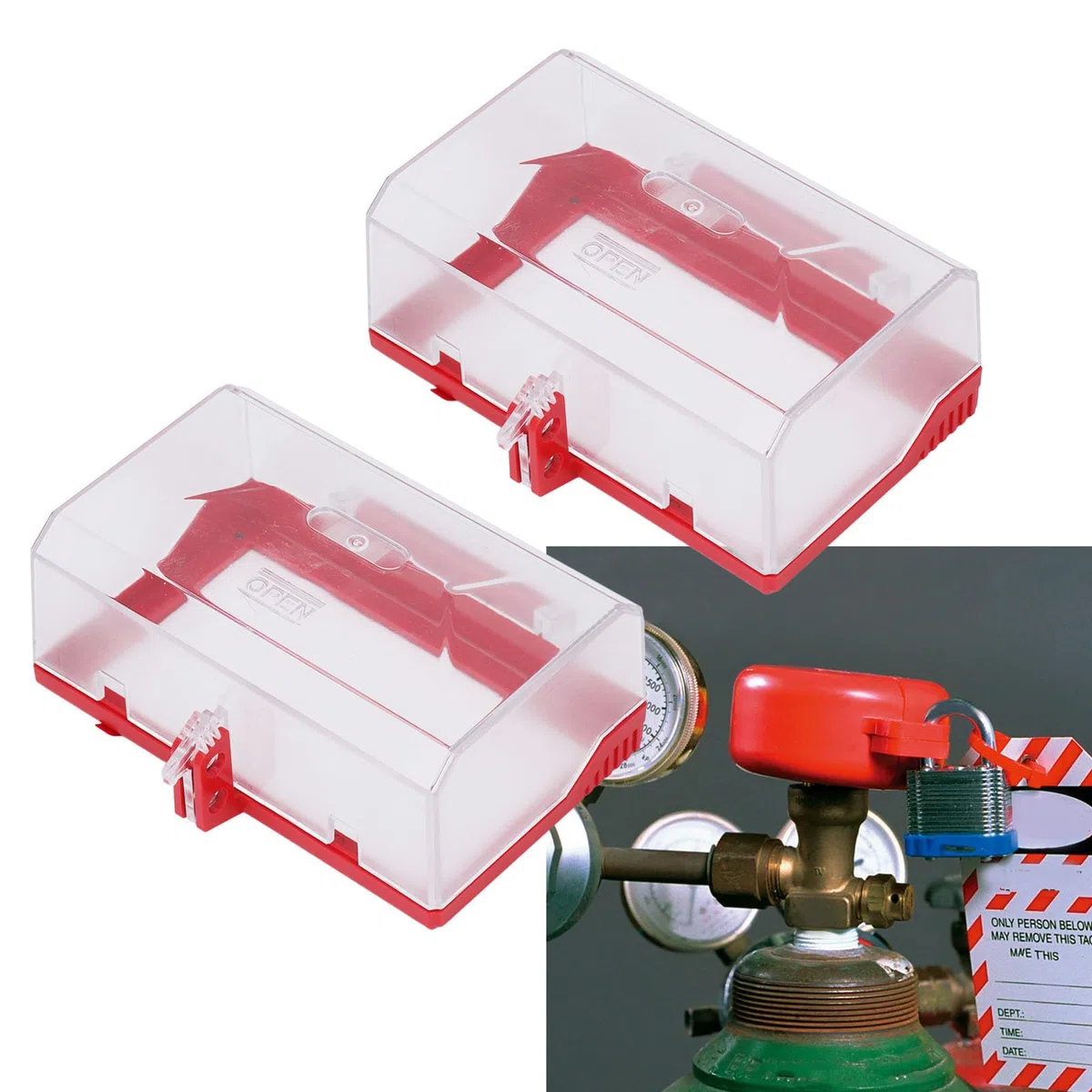 Cubierta del Interruptor del Botón Pulsador de Bloqueo, Cubierta del Botón de Parada de Emergencia de Resina de PC Transparente con Diseño de Orificio, Cubierta de Protección de