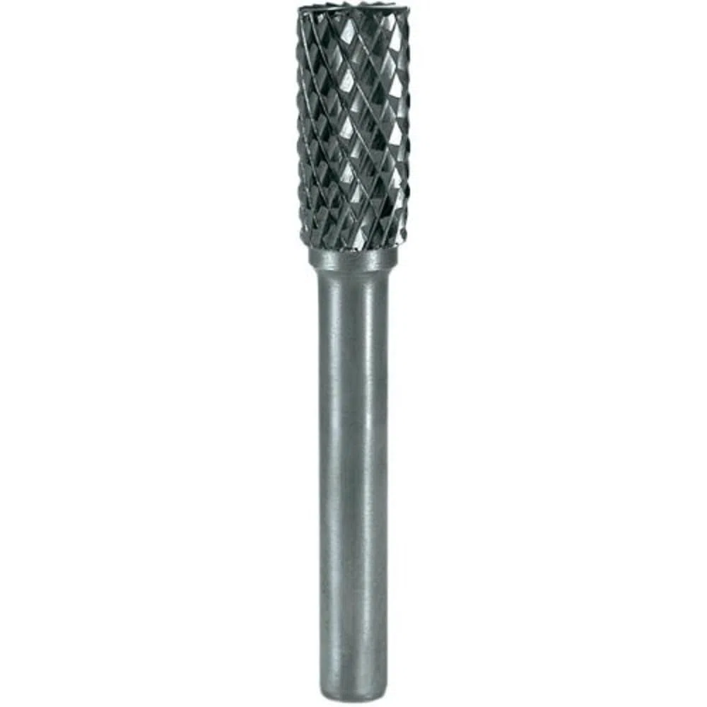 Ruko 116017 - Fresas metal duro forma A - ZYA cilíndrica con dentado frontal (10 x 60 mm)