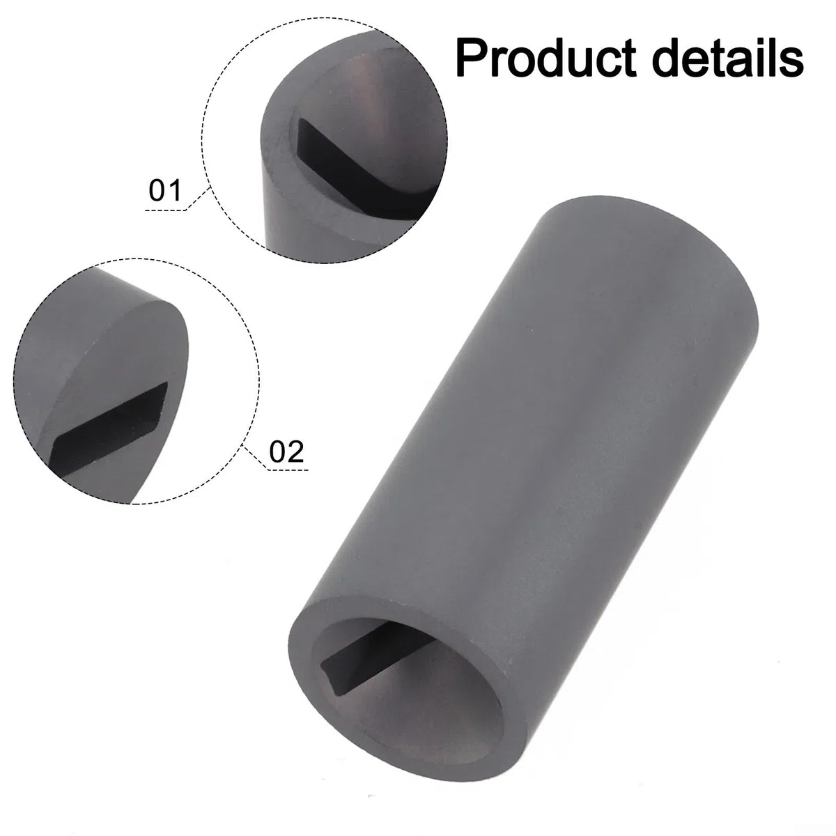 Punta de chorro de arena de carburo de boro con excelente resistencia al desgaste y características de compatibilidad (4 x 20 x 45 mm)