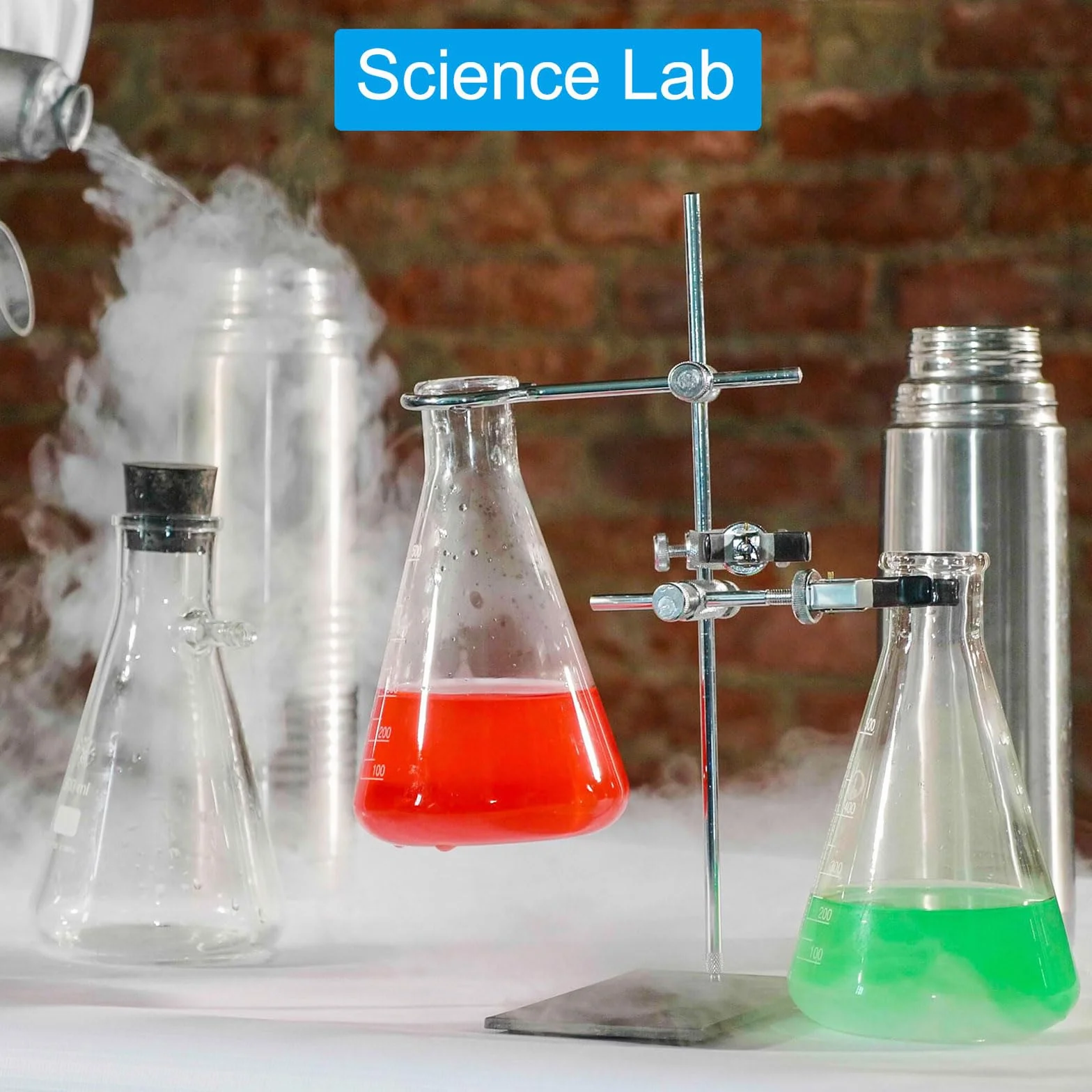 PATIKIL Matraz Erlenmeyer, 5Pzs 25ml 1oz Boca Estrecha Matraces Graduados Vidrio Borosilicato Con Escala Impresa Para Experimentos De Laboratorio Química Estudio Científico
