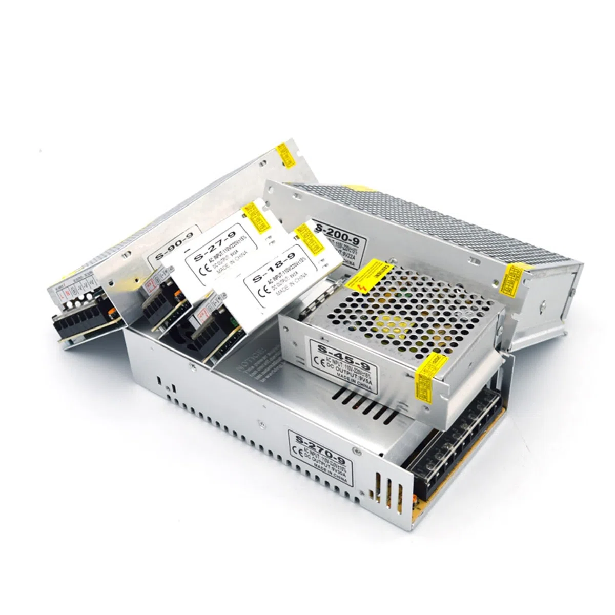 Fuente de alimentación 9V 2A 3A 5A 10A 22A 30A AC 110V 220V a DC 9V Adaptador de Fuente de alimentación 9 voltios SMPS Fonte 500W for Tira LED(9V 5A)