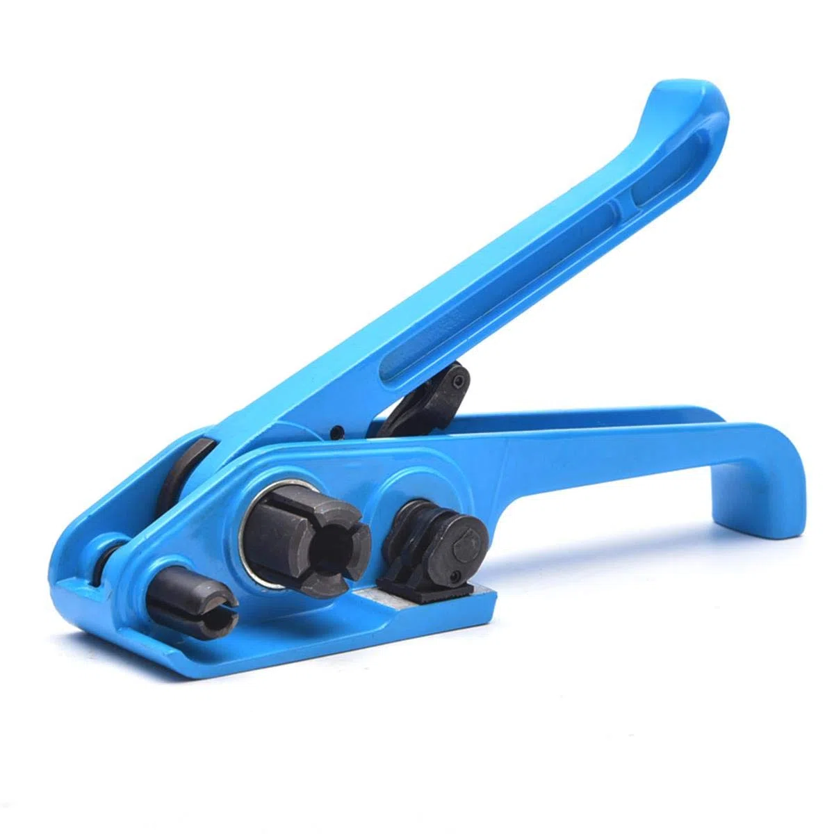 KATSU Tensor de Flejado Manual Heavy Duty para Flejes de Plástico PET/PP de 11-19mm Ancho Herramienta Tensora de Embalaje de Sellado de Bandas de Paletas de Cajas de Cartón 832301