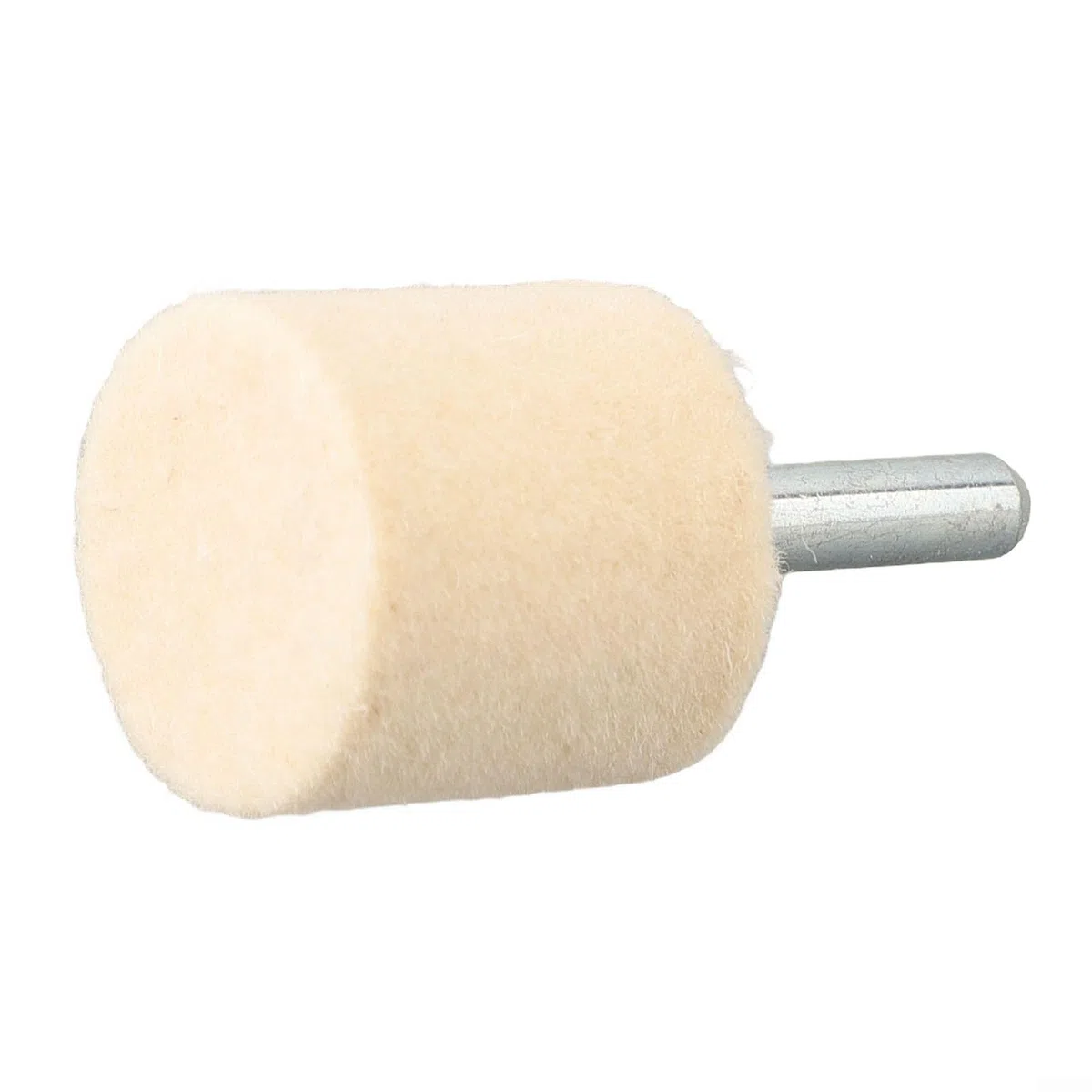Juego de ruedas de pulido de fieltro de lana de vástago de 6 mm, 20 mm, 25 mm, 30 mm, 35 mm, 40 mm de diámetro para máquina de molienda giratoria, joyería de vidrio, metal pulido Bobs (25 mm)