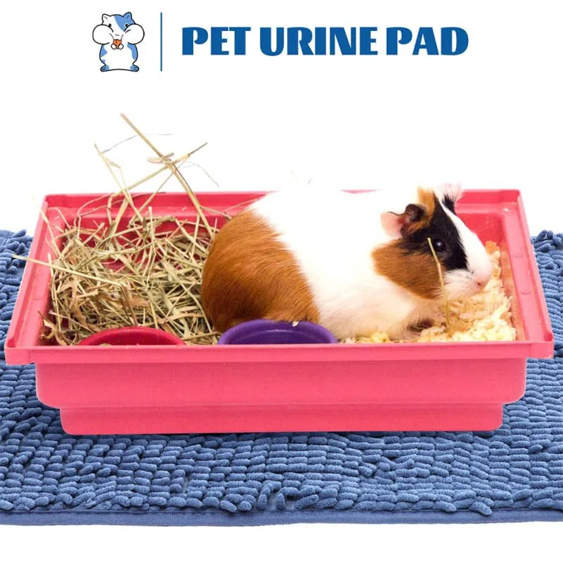 SUPVOX Alfombrilla Lavable para Jaulas De Animales Pequeños 23.62X15.74 Pulgadas Revestimiento Absorbente De Orina Reutilizable Flexible para Entrenamiento Y Cuidado De Cobayas Hámster Y Hurones