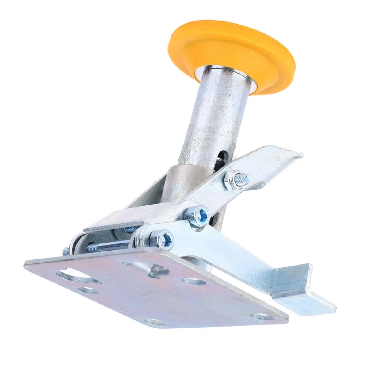 KIMISS Bloqueo de Piso para Ruedas - Lock de Freno de Tranvía con Almohadilla TPU para Ruedas de 4 ", Capacidad de Carga 100 Kg/220.46 Lb - Diseño Galvanizado de Hierro Duradero (X-75-32-3)