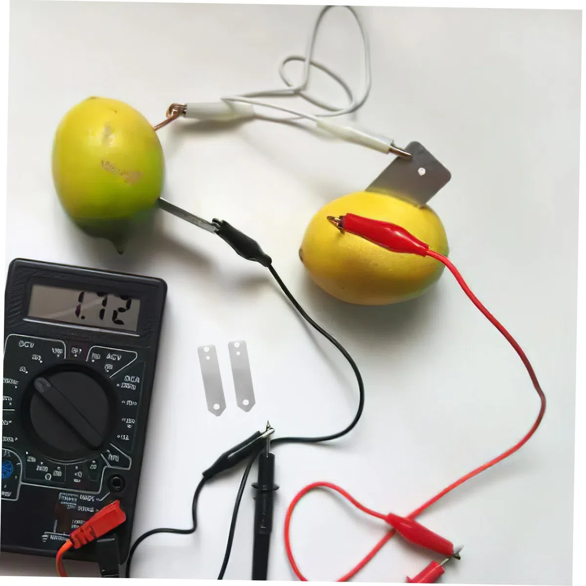SOLUSTRE 50piezas Anodos De y Zinc Para Experimentos De Batería De Frutas Resistentes Para Electricidad y