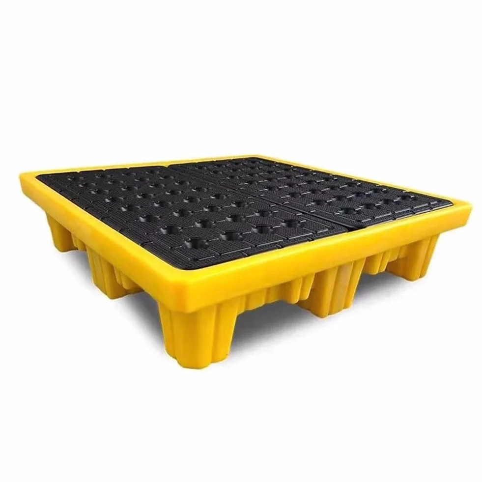Palet de contención de derrames Modular para la Plataforma de plástico Resistente a Las Fugas de los Tambores (33.5 * 33.5 * 5.5cm)