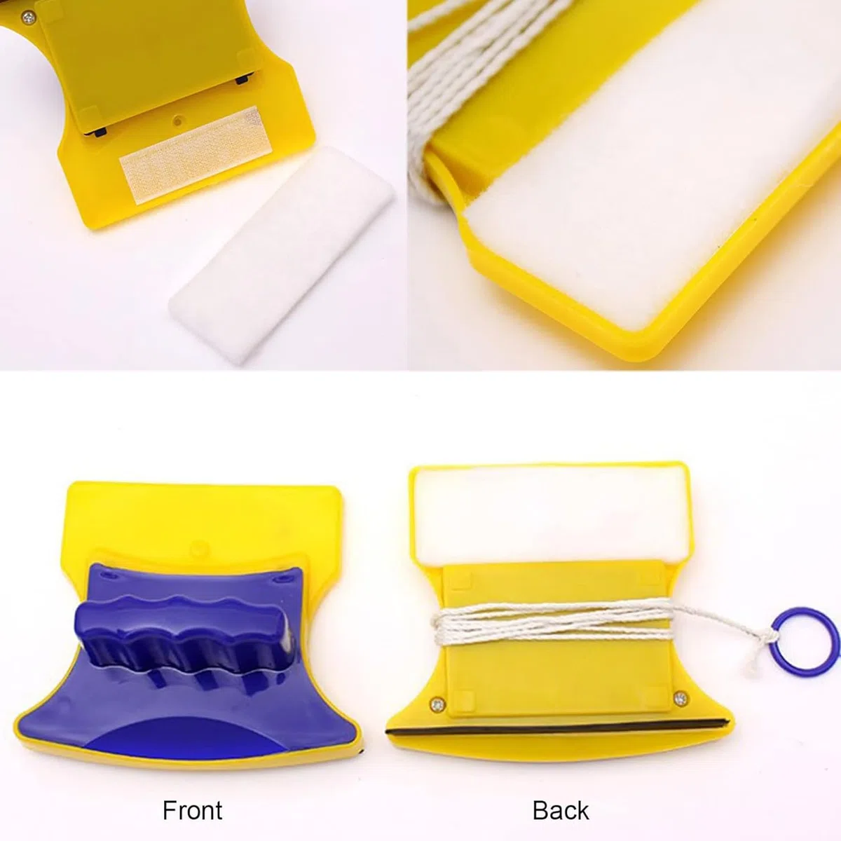 Inicio Lateral Doble magnético 3-6mm, Ventana Limpiador Tanto de Cristal Lado de la Superficie Herramientas Cepillo de Limpieza del limpiaparabrisas para Ventanas Espesor