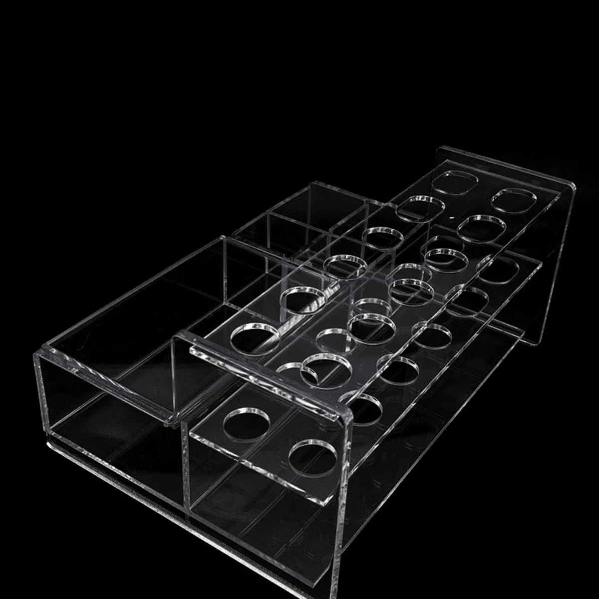 Dispensador de aplicador Compuesto de Resina Dental, Soporte Organizador para Accesorios de jeringas compuestas, Estante de colocación de Resina