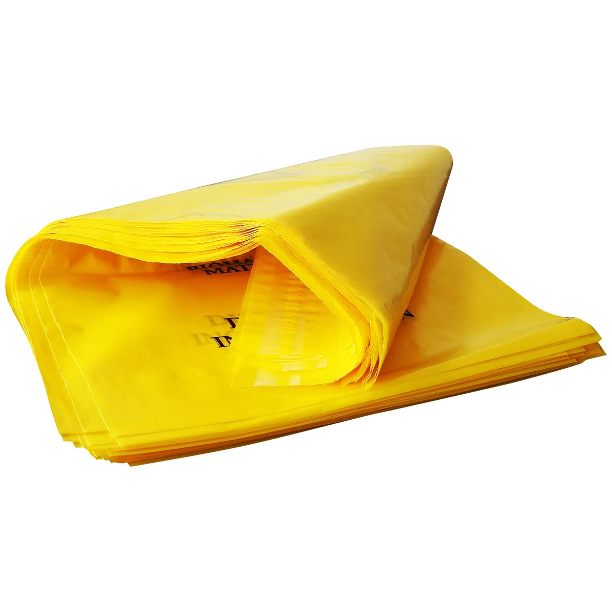 RE-GEN Bio-Hazard - Paquete de 25 bolsas pequeñas para eliminación de residuos médicos clínicos, tamaño pequeño, 195 mm x 310 mm