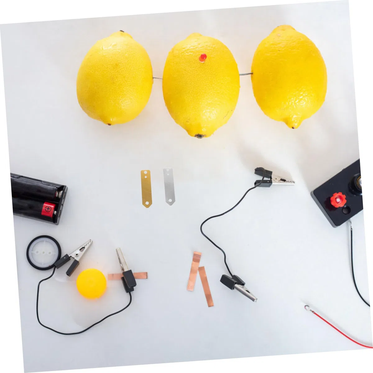 SOLUSTRE 50piezas Anodos De y Zinc Para Experimentos De Batería De Frutas Resistentes Para Electricidad y