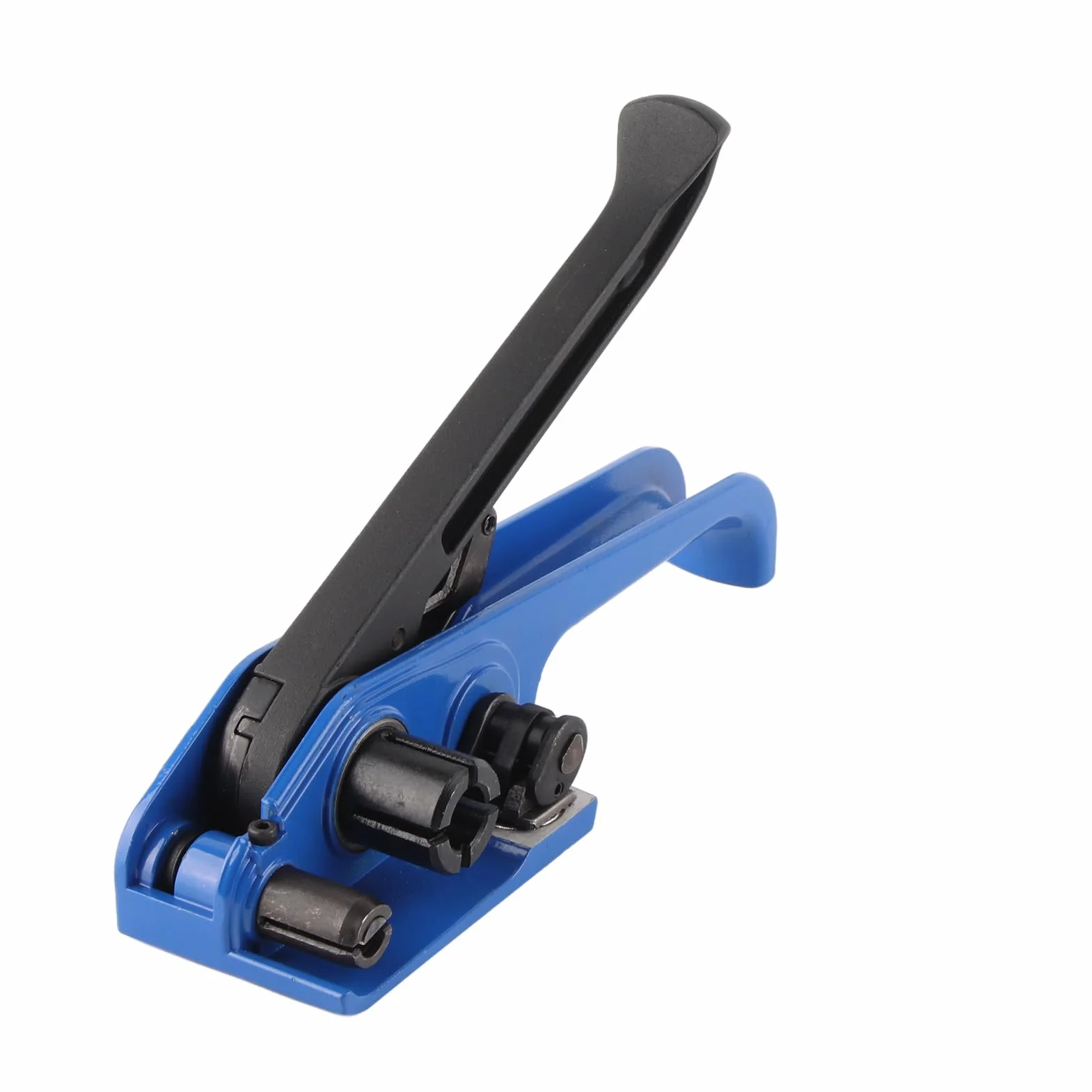 Tensor Manual de Fleje para PET y PP, Herramienta de Flejado Textil, Compatible con Flejes de 16-19 mm de Ancho, Acero y Plástico