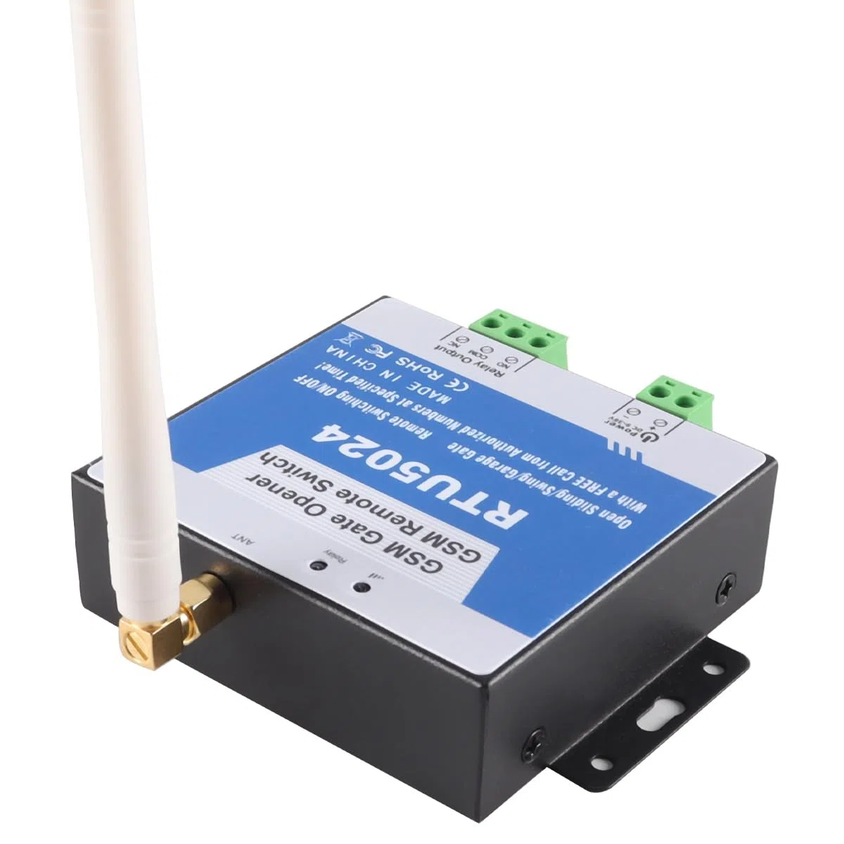 Controlador remoto WiFi GSM RTU5024, sistema de control de acceso GSM para seguridad de puertas con función de apertura remota de puertas.
