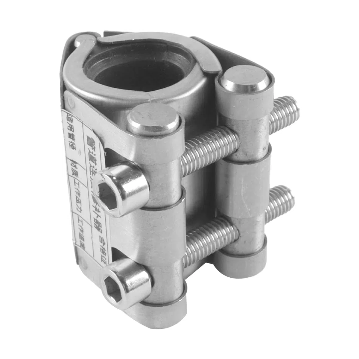 Abrazadera simple de acero inoxidable 304 para reparación de fugas, DN15, para tuberías de 20 a 22 mm de diámetro exterior