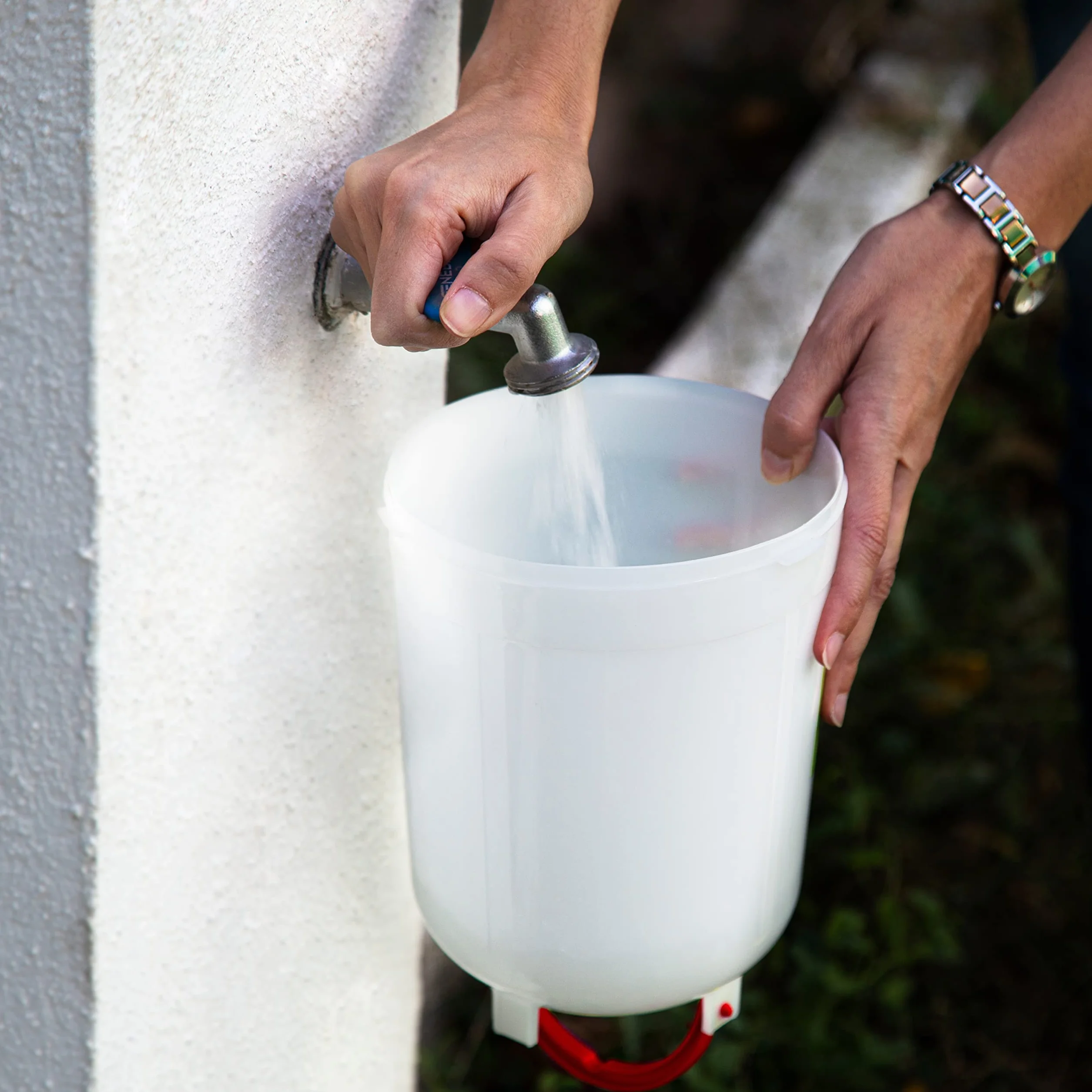 Pack Comedero 4 Kg y Bebedero 5 L para Gallinas y Otras Aves de Corral - Plástico resistente - Incluye Cuerda Cuelga-Tolvas - Incluye Guía Práctica de Alimentación de las Gallinas