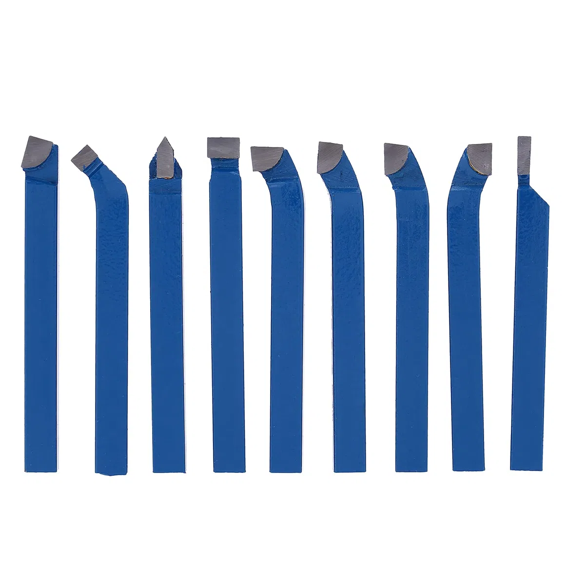 KATSU 11 Piezas Torno Torneado Fresado Juego de Herramientas de Corte 8 x 8mm Punta de Carburo Cementado Punta Soldada Cortador de Soldadura para Tornos CNC Ingeniería Metalúrgica 11011808
