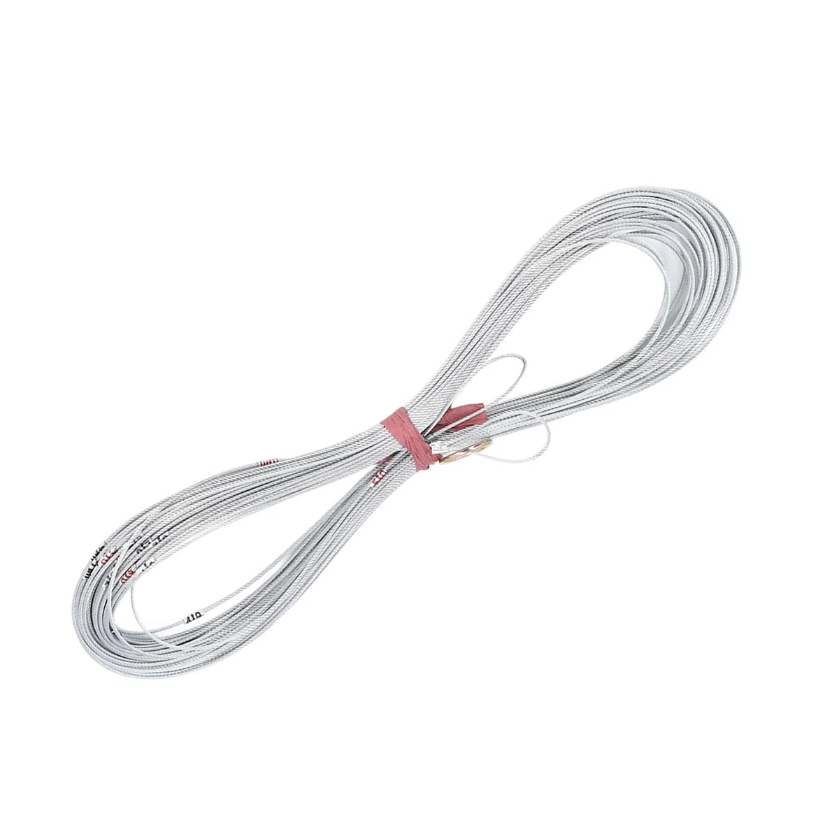 Cuerda de medición de Alambre de Acero, básculas Transparentes duraderas, 50m, Cuerda de Medida portátil sin contracción, ingeniería de construcción