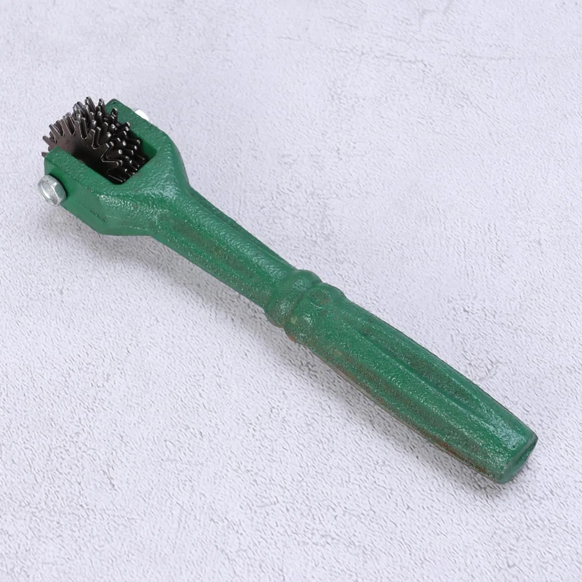 Soporte para Muelas Abrasivas Portátil y Fácil de Usar Material Plástico y Metal para Rueda de Amoladora de Banco Verde
