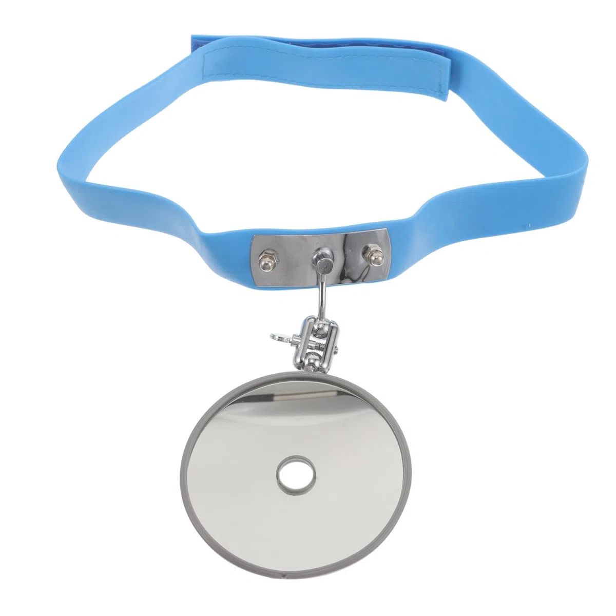 COLLBATH Espejo para Diagnóstico Clínico de Exploración de Otorrinolaringología Reflector Ajustable, Material de Silicona y Acero Inoxidable Fácil de Limpiar Profesional