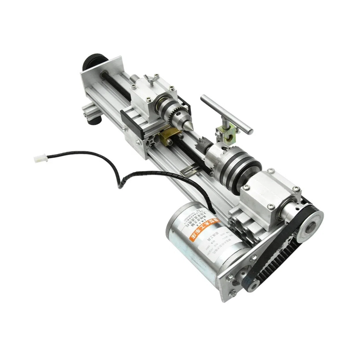 Mini torno for pulir metales, torno for trabajar la madera, regulación de velocidad continua, mini torno de alta precisión, máquina de cuentas, 280 W Para bricolaje