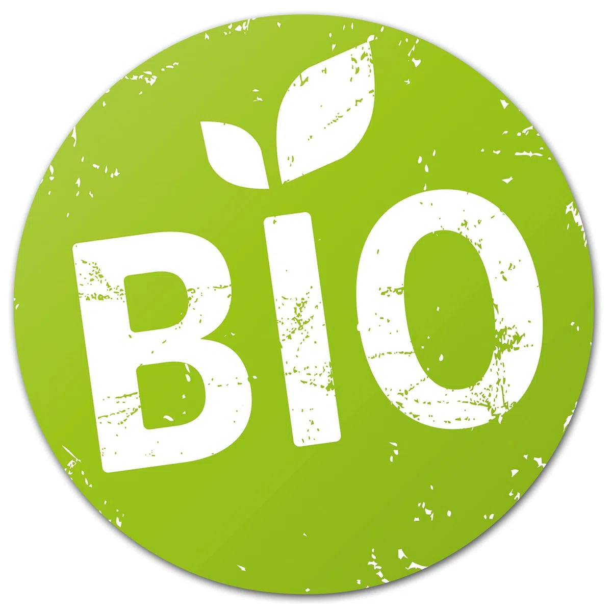 Finest Folia 500 Pegatinas 20mm Diámetro Verde Bio Vegan Vegetarisch Glutenfrei Laktose Con un laminado protector autoadhesivo R002