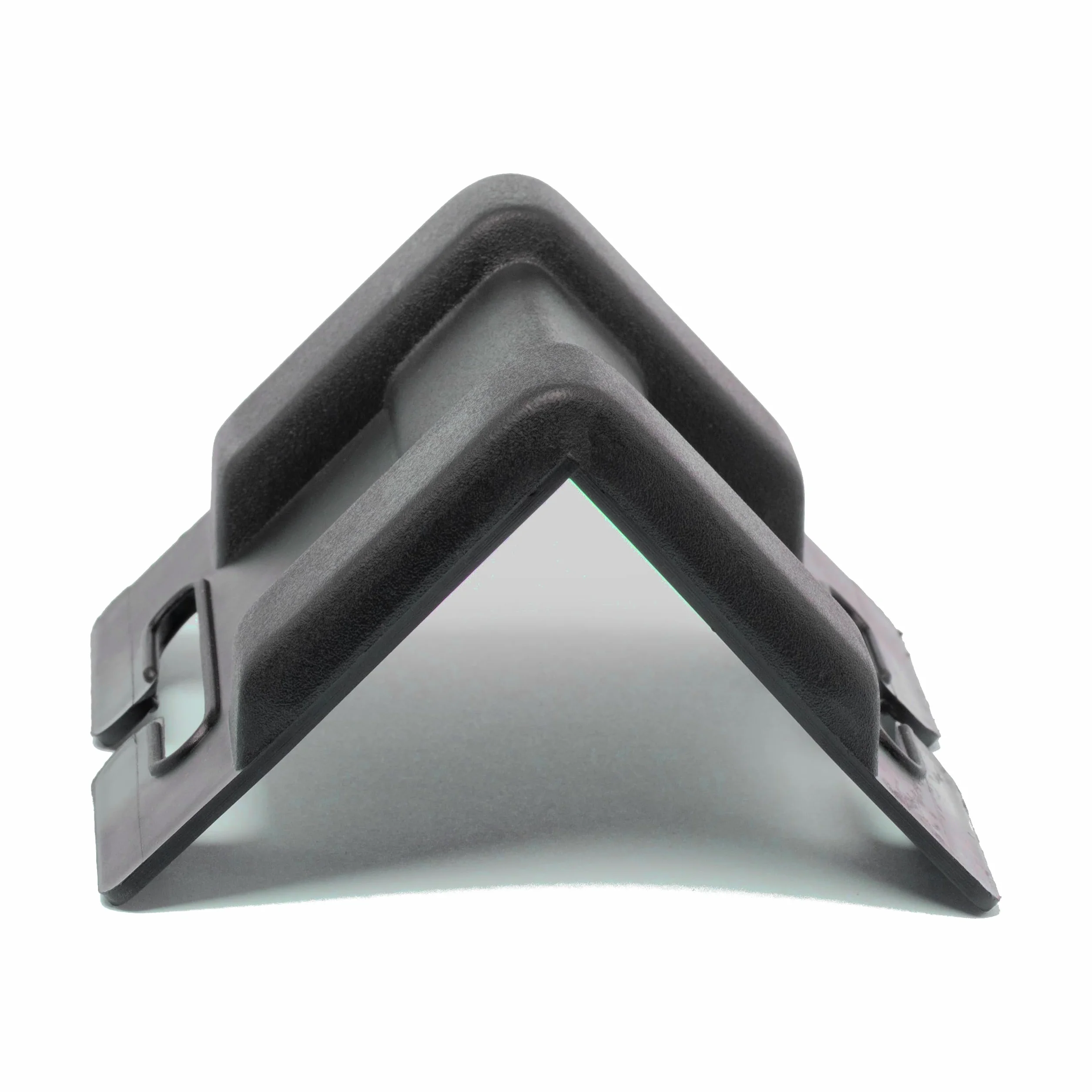Cantonera Protectora para Bordes y Esquinas hasta 50mm - 10 o 100 Piezas - 130x100x100mm - Protección para Correas de Amarre - para Cinchas de Amarre y Camión (Negro (10 Piezas))