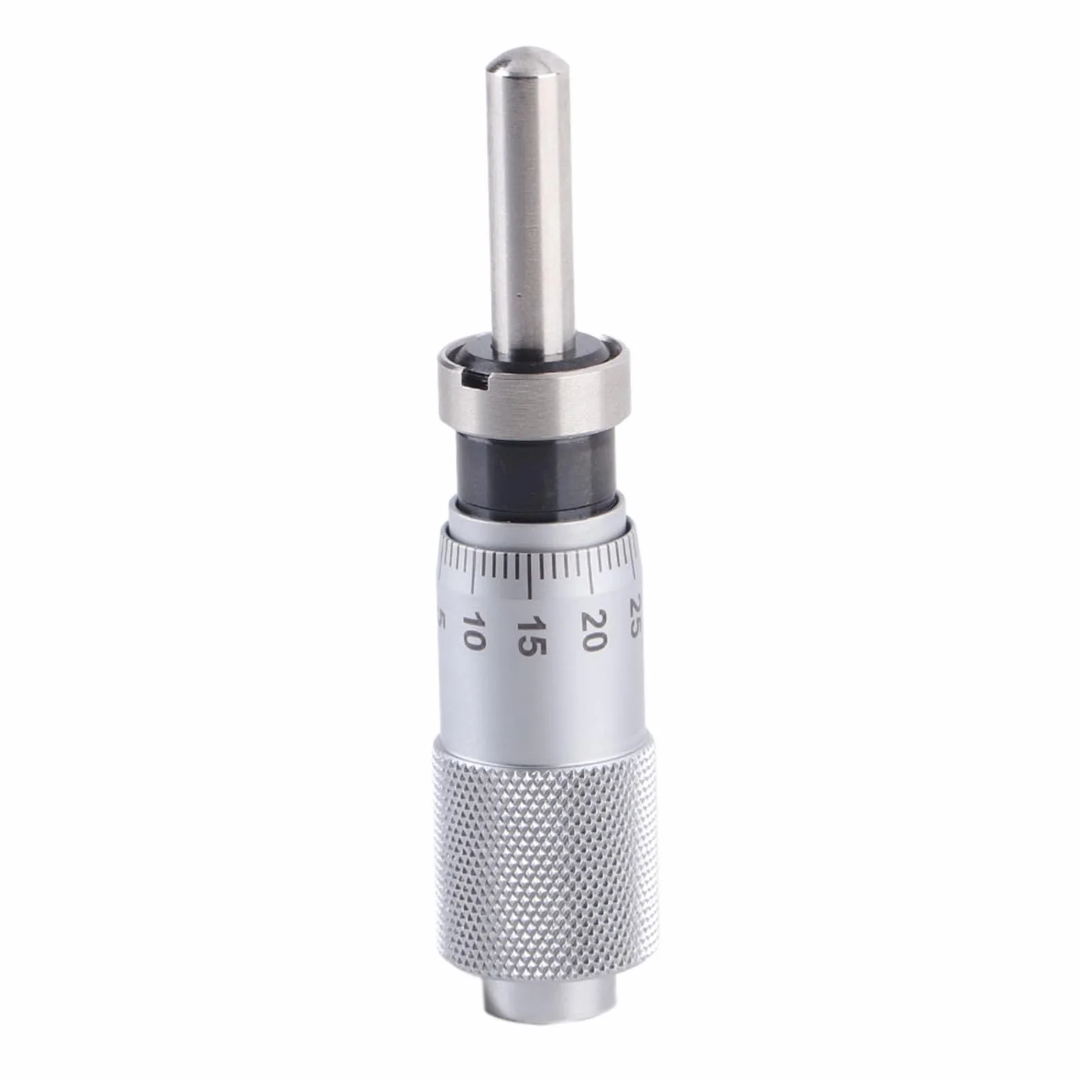Cabezal de Micrómetro de 0-13 mm Herramienta de Medición de Diámetro Interno de Micrómetro de Metal para Afinar Varios Instrumentos de Precisión(Ball Head with Nut)