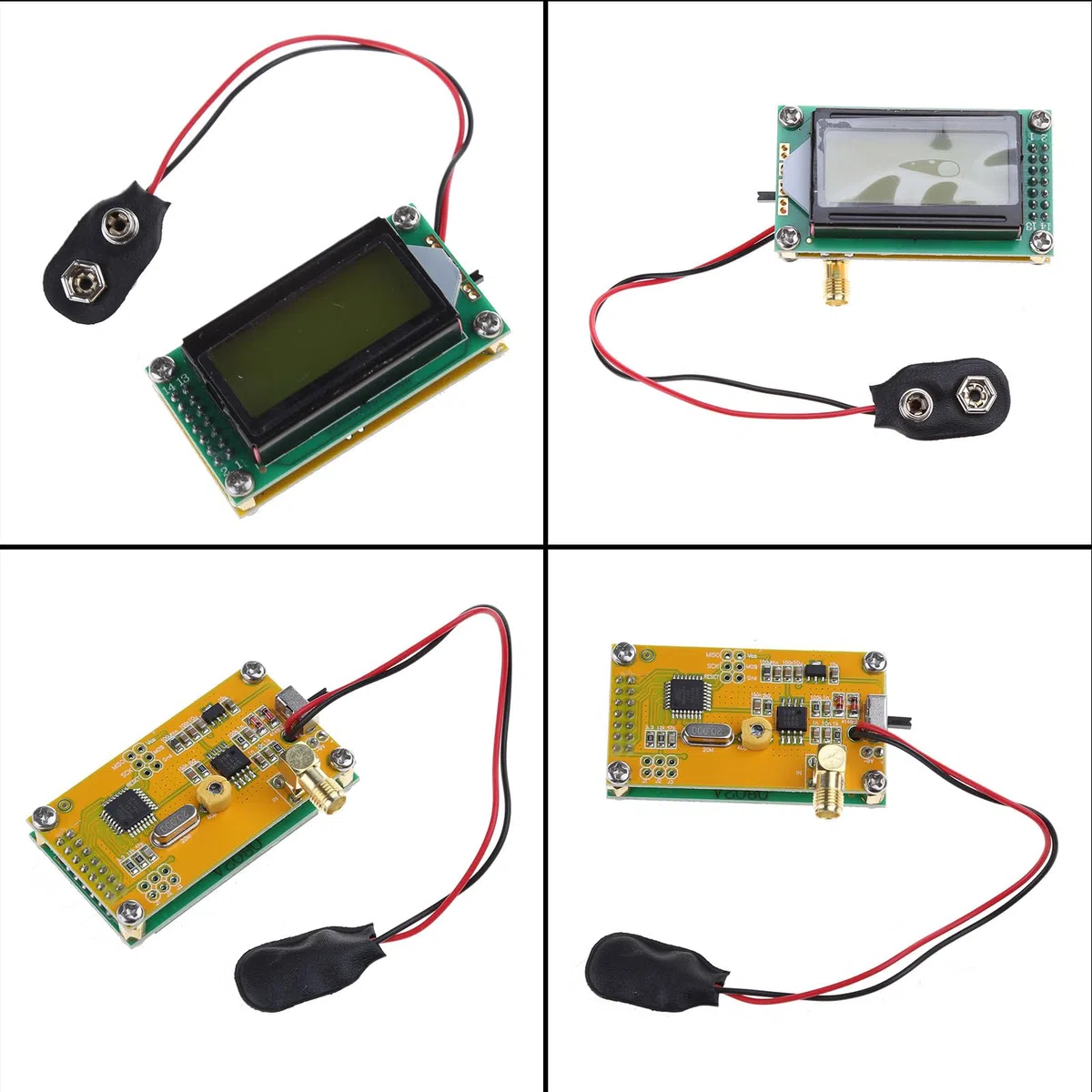 Módulo de contador de frecuencia, módulo de medición de Hz para radio de jamón, pantalla LCD de 1 a 500 MHz, contador de frecuencia portátil para radio A Cb