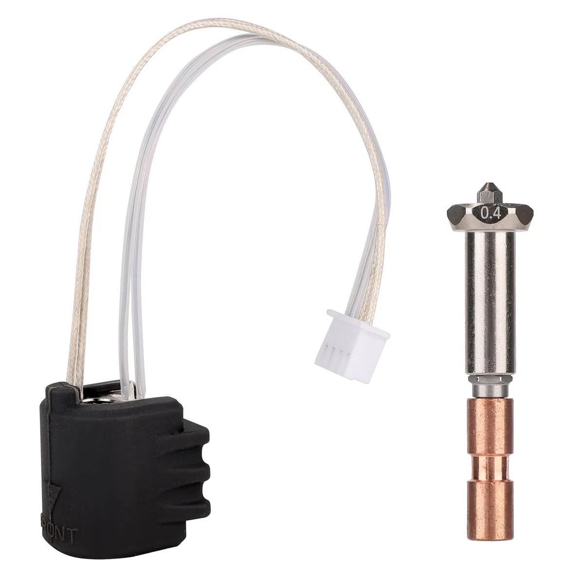 Conjunto de Calentamiento Extremo Caliente y Boquilla Integrada de 0,4 mm para Anycubic Kobra 3 Max y Combo, Reemplazo Cabezal Impresión Alta Velocidad con Boquilla Integrada Alto Flujo
