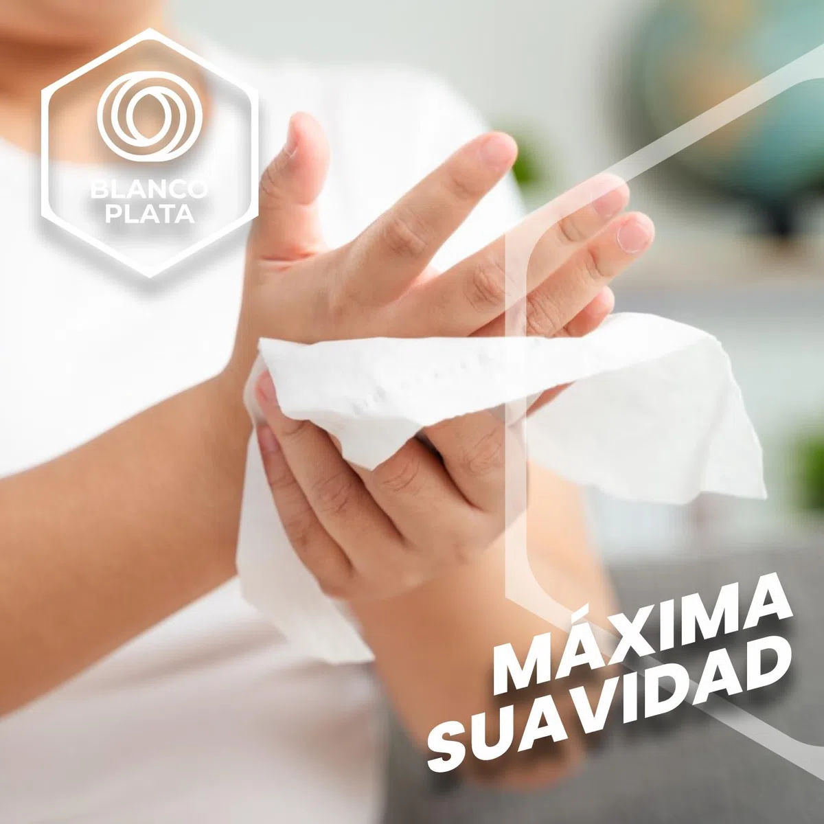 Toalla Papel Secamanos Zig Zag 100% celulosa 2 capas Blancoplata 3000 unidades