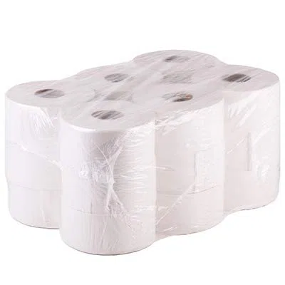 Papel Higiénico Industrial Pasta Gofrada. Doble Capa Pack 18Ud. 200m Apróx.