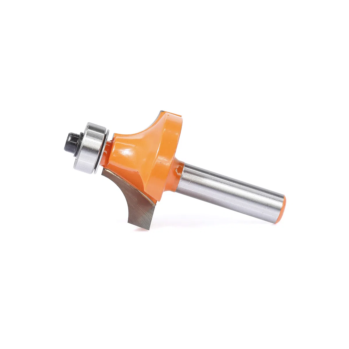 Fresa redondeada de 8 mm, vástago redondo, fresa estándar de radio de 8 mm, fresadora redondeada para fresadora de cantos/mesa de fresado (diámetro de 8 mm, R8)